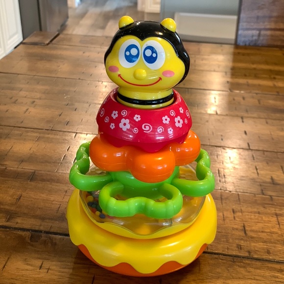 Little Learner | Toys | Little Learner Musical Honey Bee Stacking Rings ...